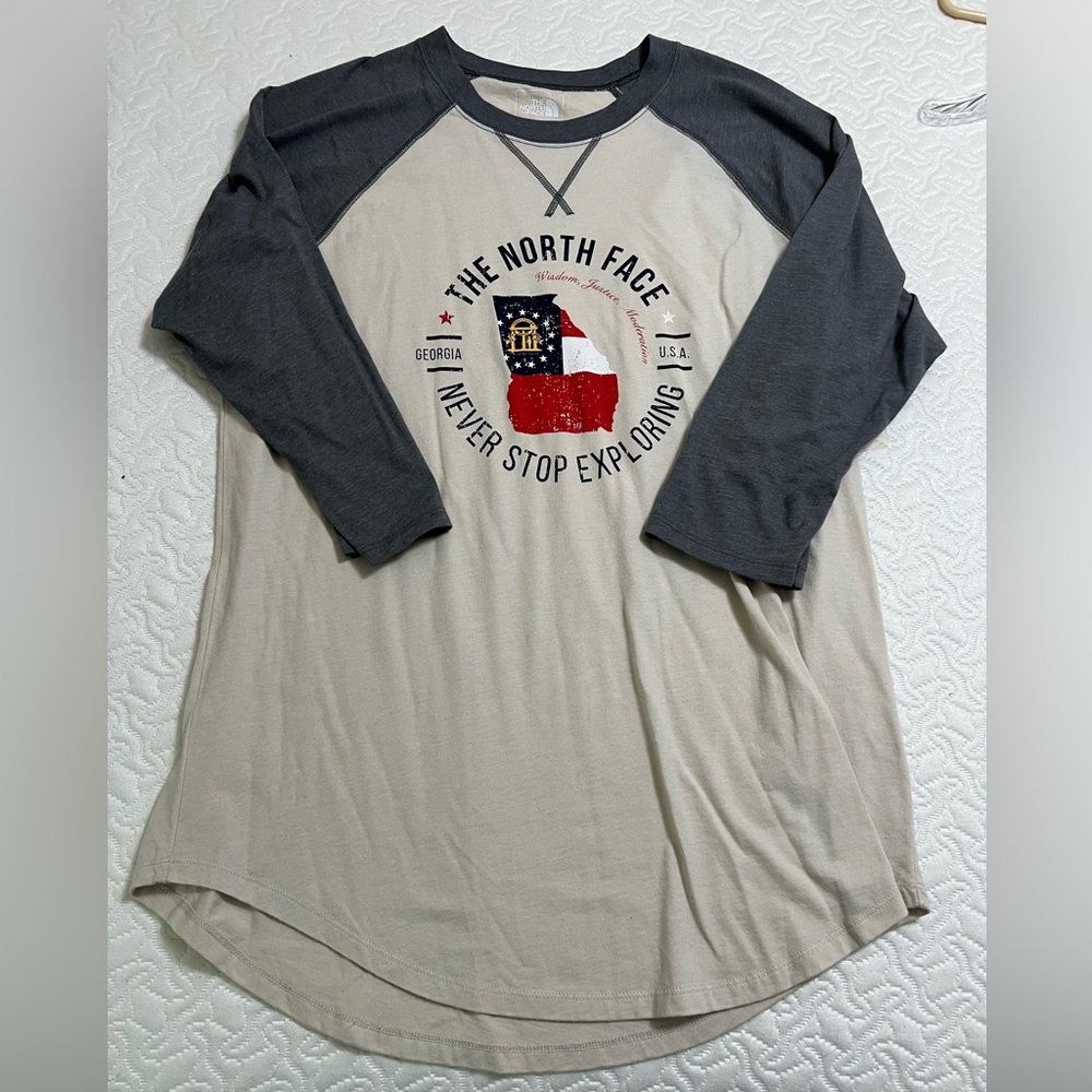 North Face 3/4 Sleeve T-Shirt